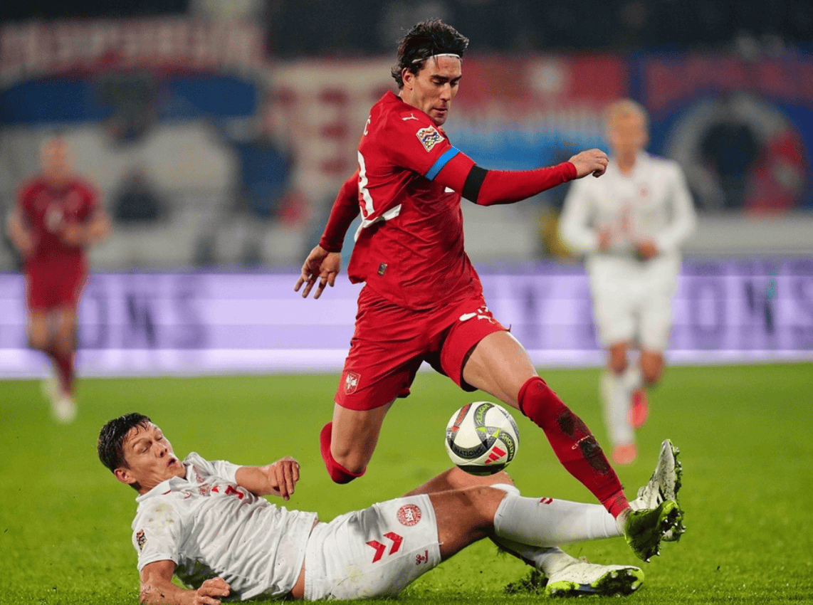 塞尔维亚客场战胜半岛共和国，成功晋级欧锦赛