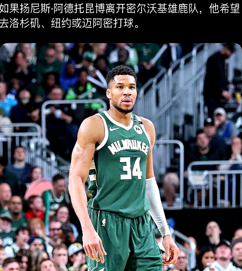 关于雄鹿惜败尼克斯，字母哥表现出色力挽狂澜的信息