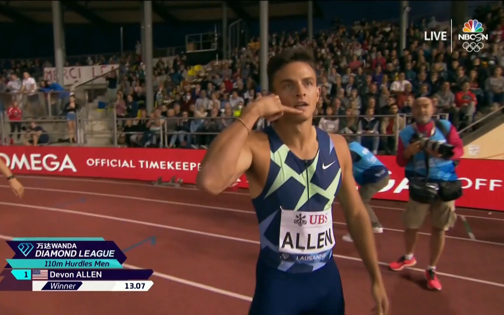 加拿大田径选手突破个人纪录